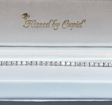7.70ct Diamond Tennis Bracelet 14kt White Gold (7in)