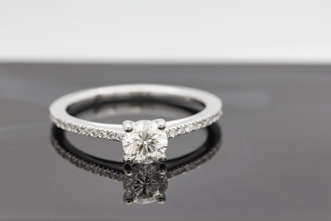 .66ct Round Cut Diamond Engagement Ring