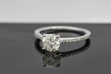 Load image into Gallery viewer, 1.17ct Round Cut Diamond Engagement Ring