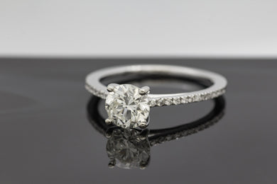 1.17ct Round Cut Diamond Engagement Ring