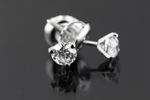 Load image into Gallery viewer, .5ct Pair of 14kt Martini Setting Earrings