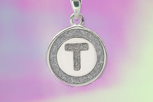 Load image into Gallery viewer, Glitter Initials Pendant Necklace